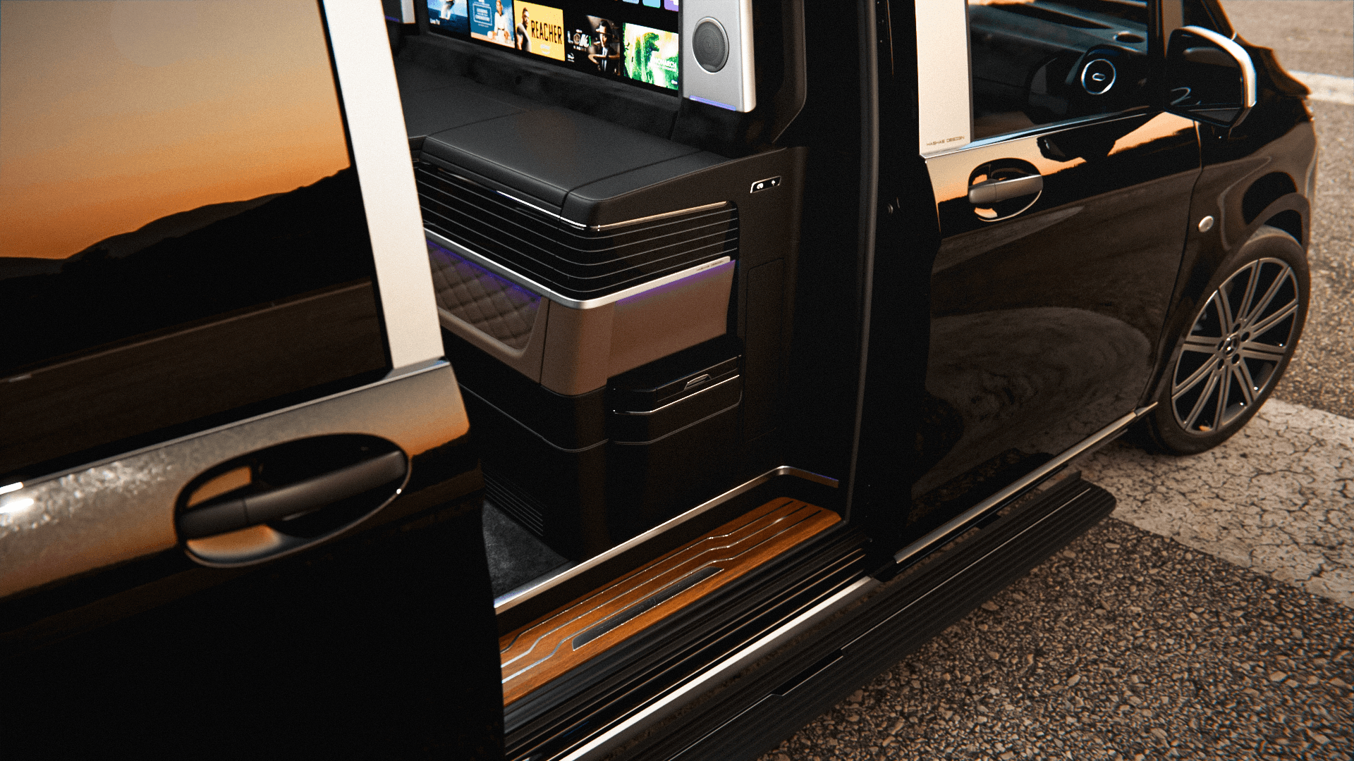 Motorisiertes Trittstufensystem