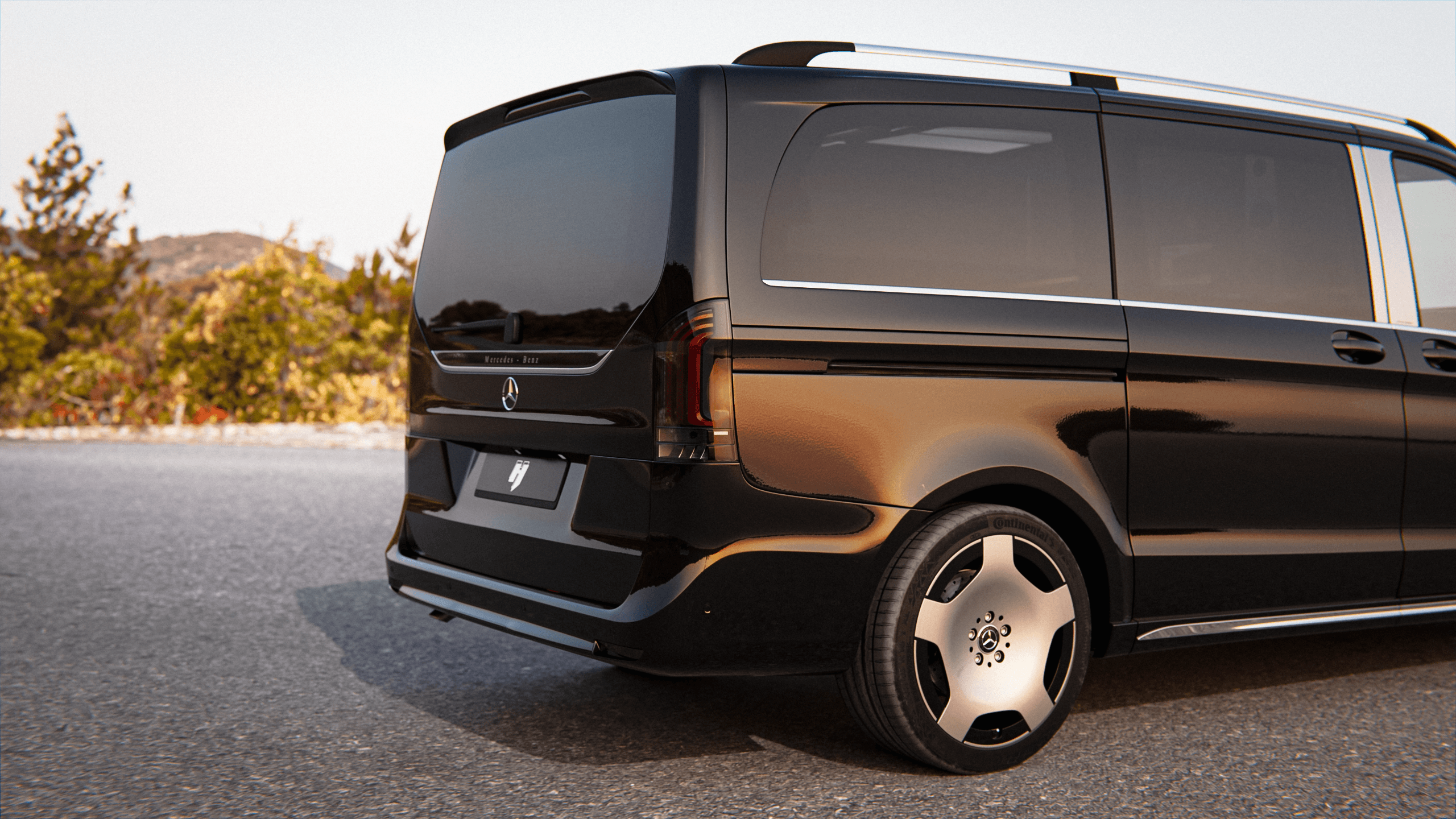 Chromstreifen-Detail unter dem Glas